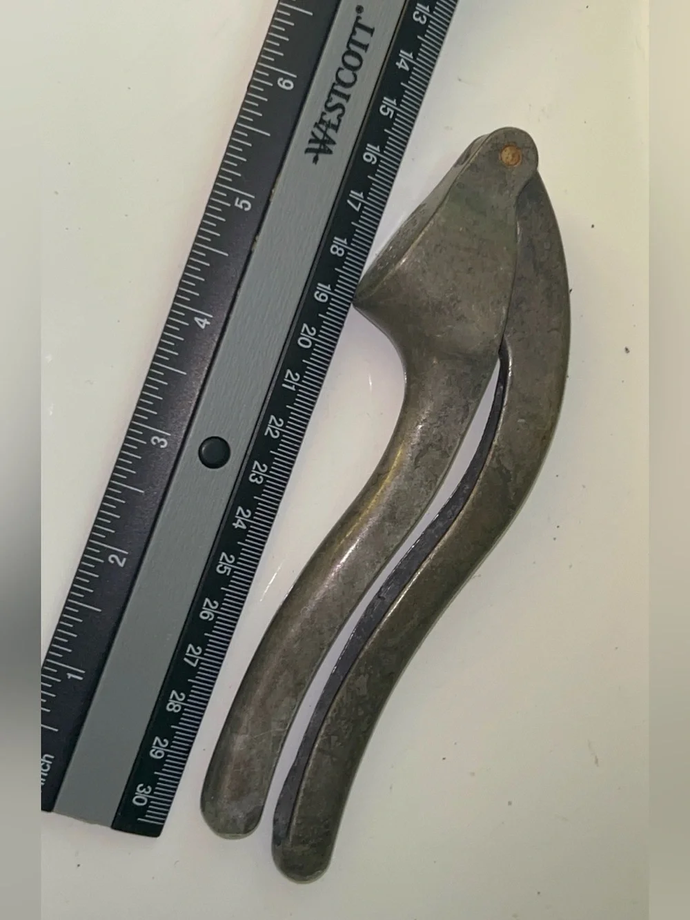 Italian cast aluminum garlic press
